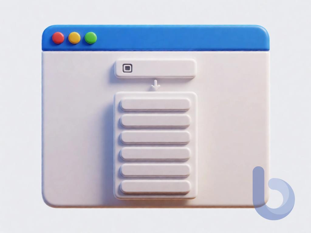 drop down menu